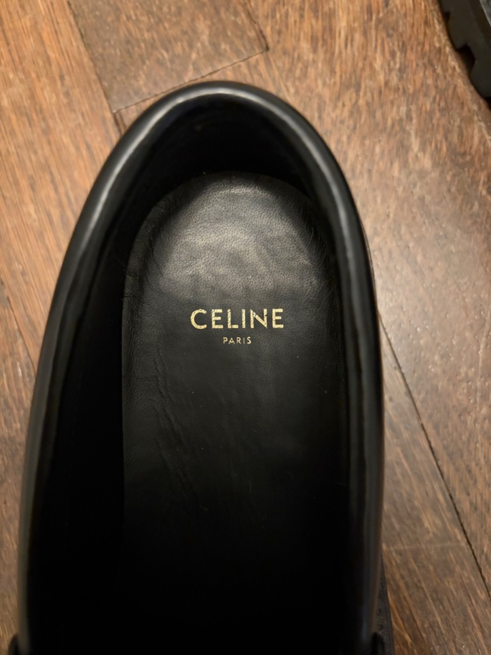 Celine Margaret Chunky Loafers with fringe and Triomphe chain size 6 / IT 36 - Picture 8 of 11